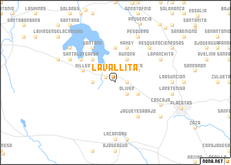 map of La Vallita