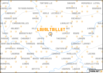map of La Valtaillet