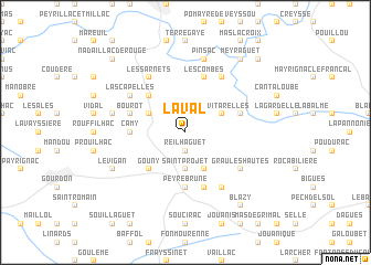 map of Laval