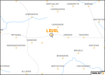 map of Laval