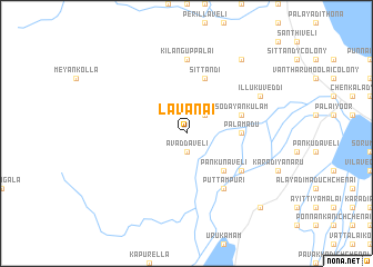 map of Lavanai