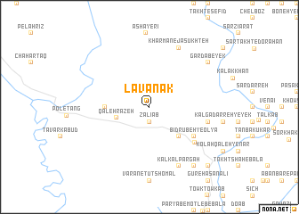 map of Lavānak