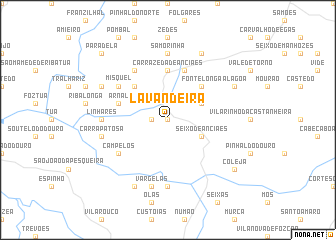 map of Lavandeira