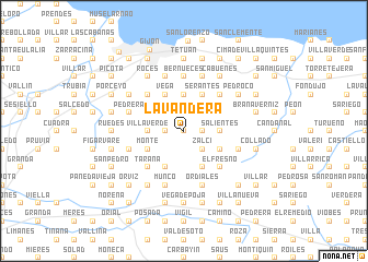 map of Lavandera