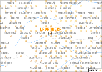 map of Lavandera