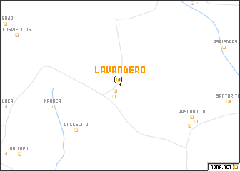 map of Lavandero