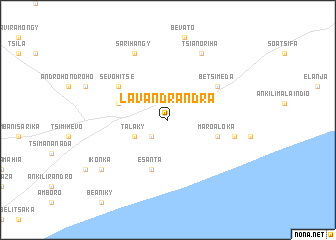 map of Lavandrandra