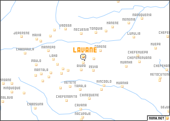 map of Lavane