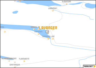 map of Lavangen