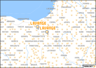 map of Lavange