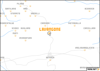 map of Lavangone