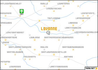 map of La Vanne