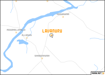 map of Lāvanūru