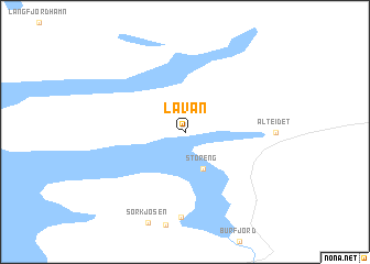 map of Låvan