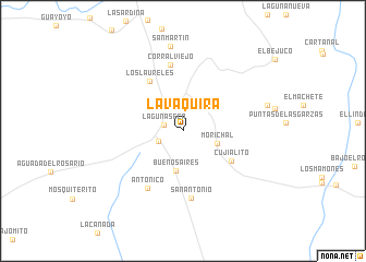 map of La Vaquira