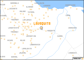 map of La Vaquita
