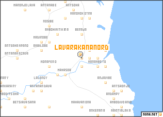 map of Lavarakana Nord