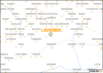 map of Lāvarbon