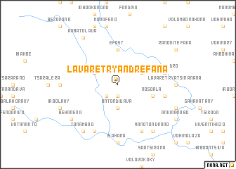 map of Lavaretry Andrefana