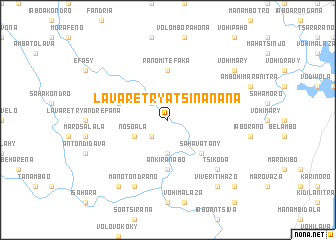 map of Lavaretry Atsinanana