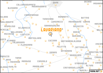 map of Lavariano