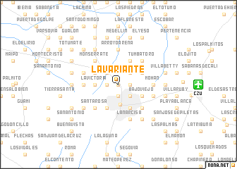 map of La Variante