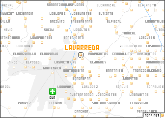 map of Lavarreda