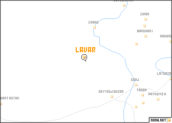 map of Lavār