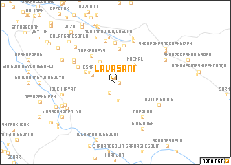 map of Lavāsānī