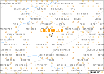 map of Lavaselle