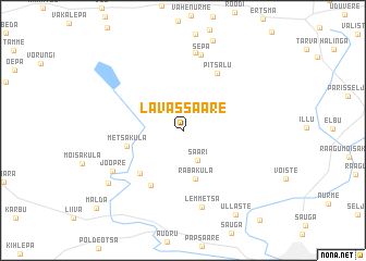 map of Lavassaare