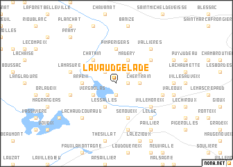 map of La Vaud-Gelade