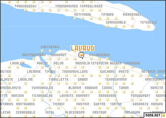 map of Lavaud