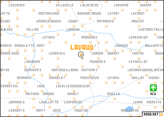 map of Lavaud