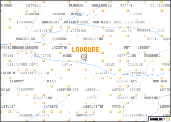 map of Lavaure