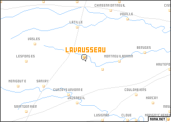 map of Lavausseau