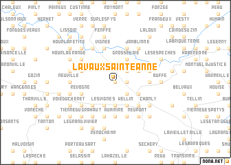 map of Lavaux-Sainte-Anne