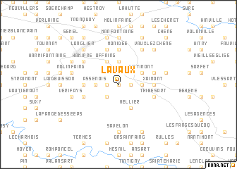 map of Lavaux