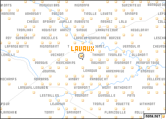 map of Lavaux