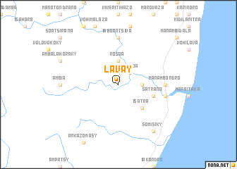 map of Lavay