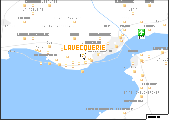 map of La Vecquerie