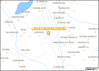 map of La Vega de Aguasal