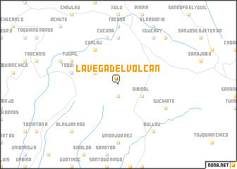 map of La Vega del Volcán