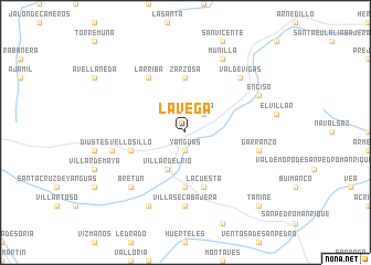 map of La Vega