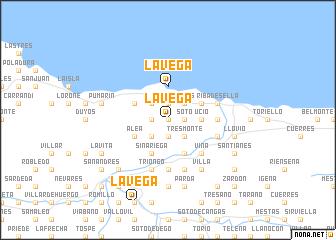 map of La Vega