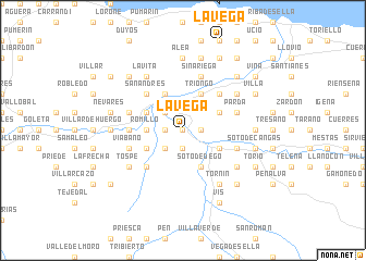 map of La Vega