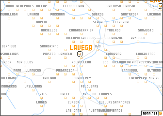 map of La Vega