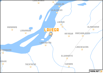 map of La Vega