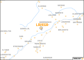 map of La Vega