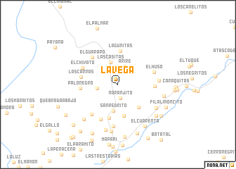 map of La Vega